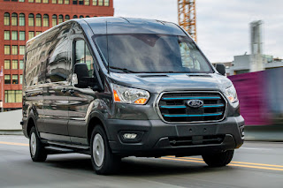Ford E-Transit Panel Van (2022 North American Spec) Front Side 2