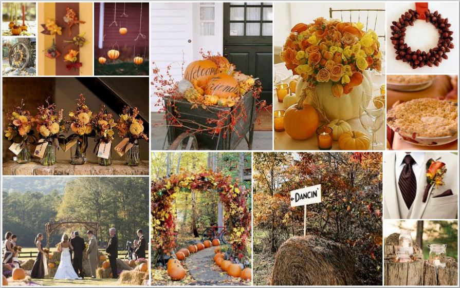 Inspiration Fall Harvest Wedding