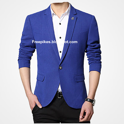 PSD Dress in Blue Color - Mens Coat Dress 