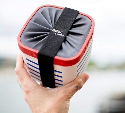 Neolid Lunchbox - Unique, Innovative, Stylish, Leak-Proof, Lidless Design - BPA Free