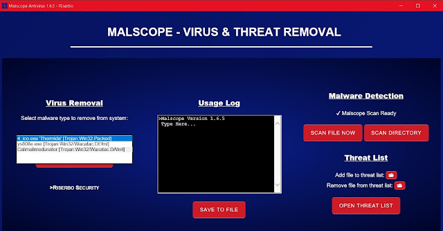 Remove Calimalimodunator with Malscope Antivirus