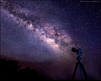 how are pictures of the milky way taken