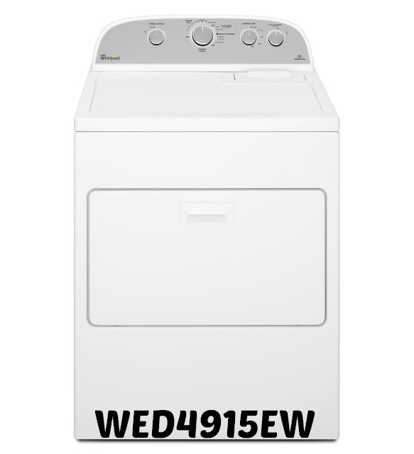 wed4915ew whirlpool dryer 