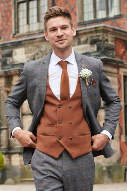 patterned suit