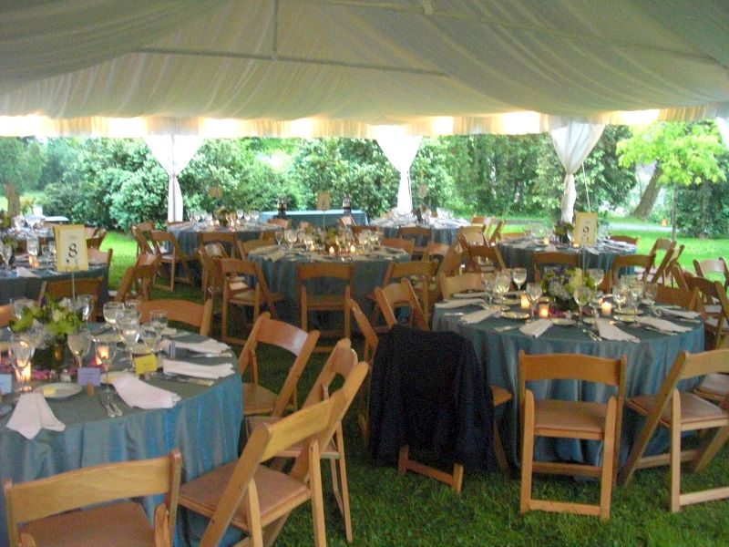 tented wedding reception