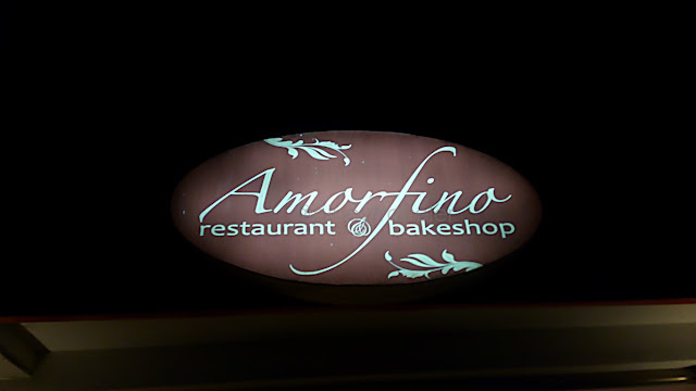 signboard of amorfino restaurant and bakeshop in cauayan city isabela