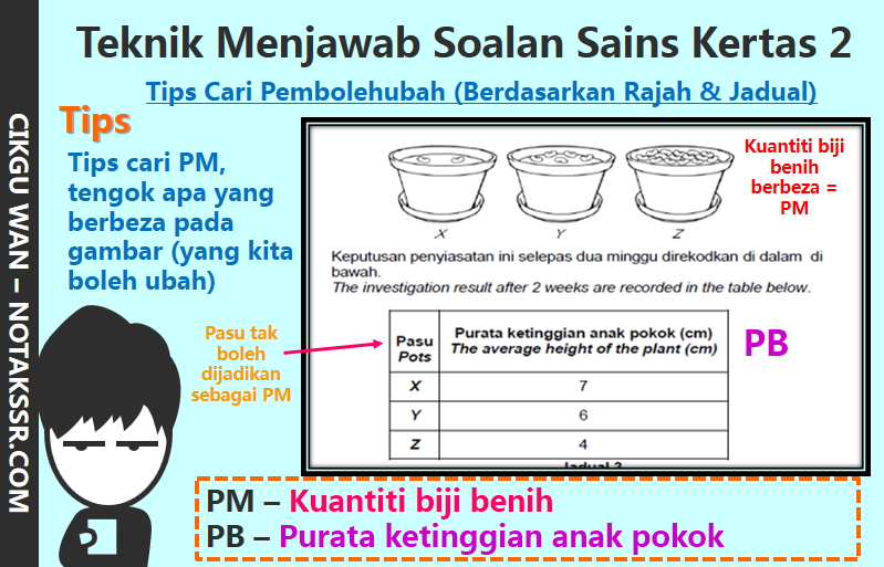 Teknik Menjawab Soalan Sains UPSR Kertas 2