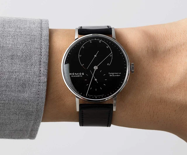 Nomos Glashütte Lambda 175 Years Watchmaking Glashütte black enamel