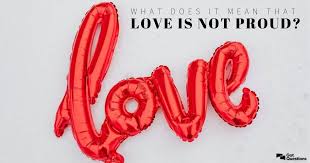 Red Series 5: Love is not proud