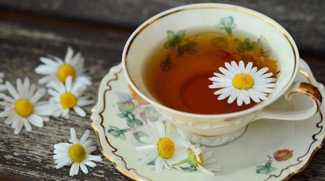 Amazing chamomile tea benefits for good sleep.
