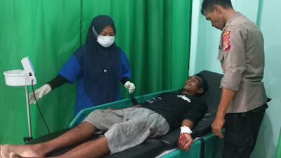 Sikap Tanggap Kanit Samapta Polsek Karang Baru Cegah Korban Dugaan Percobaan Bunuh Diri