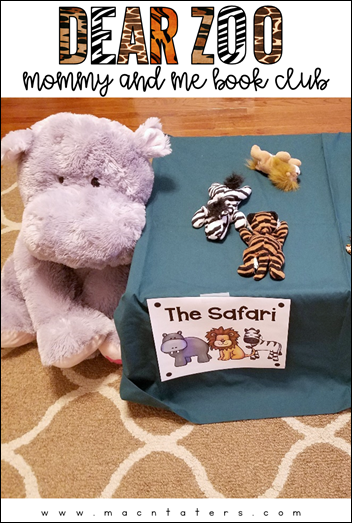 Dear Zoo Mommy and Me Book Club: Dear Zoo Activities for kids