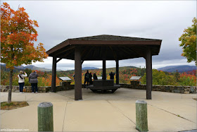 Mirador en el Kancamagus Scenic Byway en las White Mountains