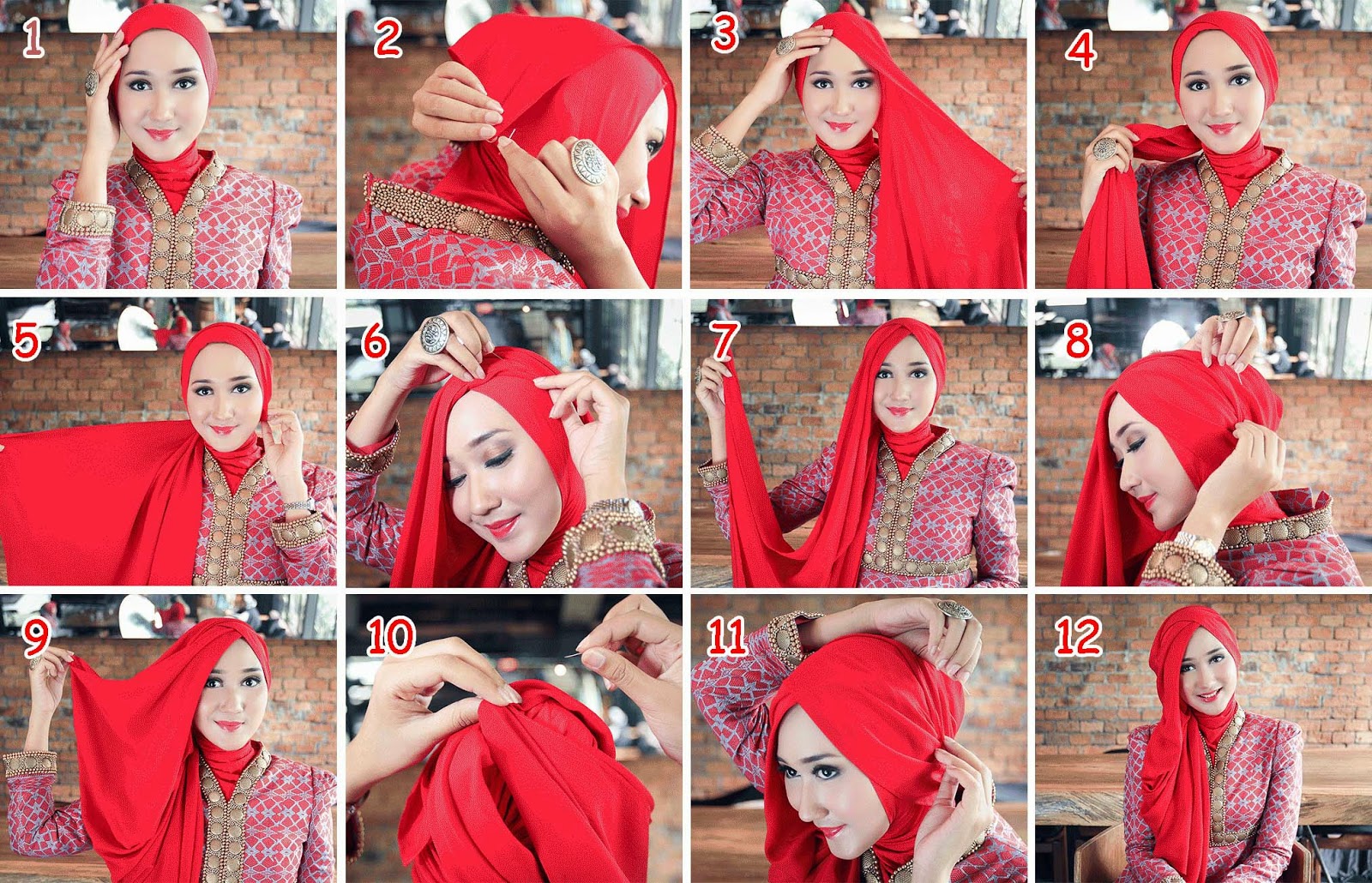 Model Hijab Terbaru Cara Memakai Jilbab  Tattoo Design Bild