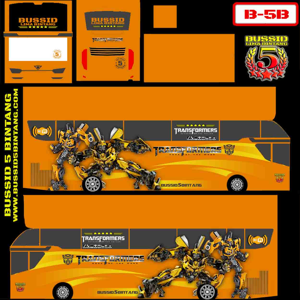 livery bussid transformers