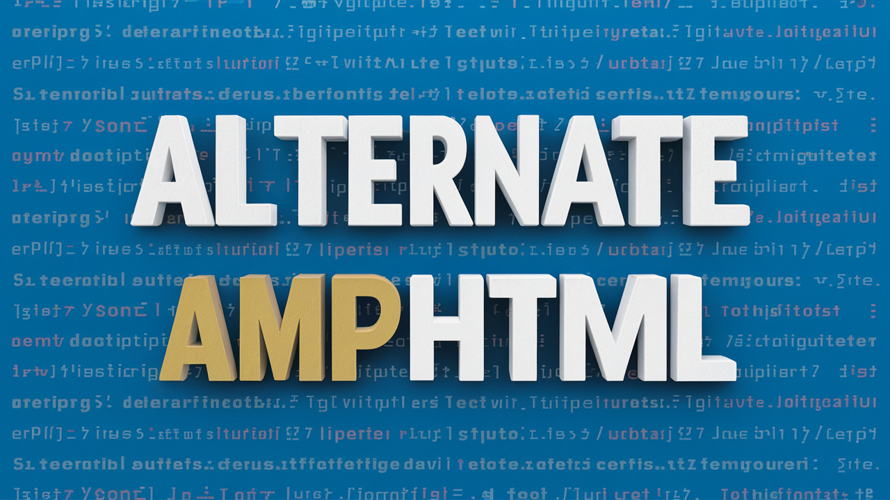 Meta Tag Alternate & AMPHTML