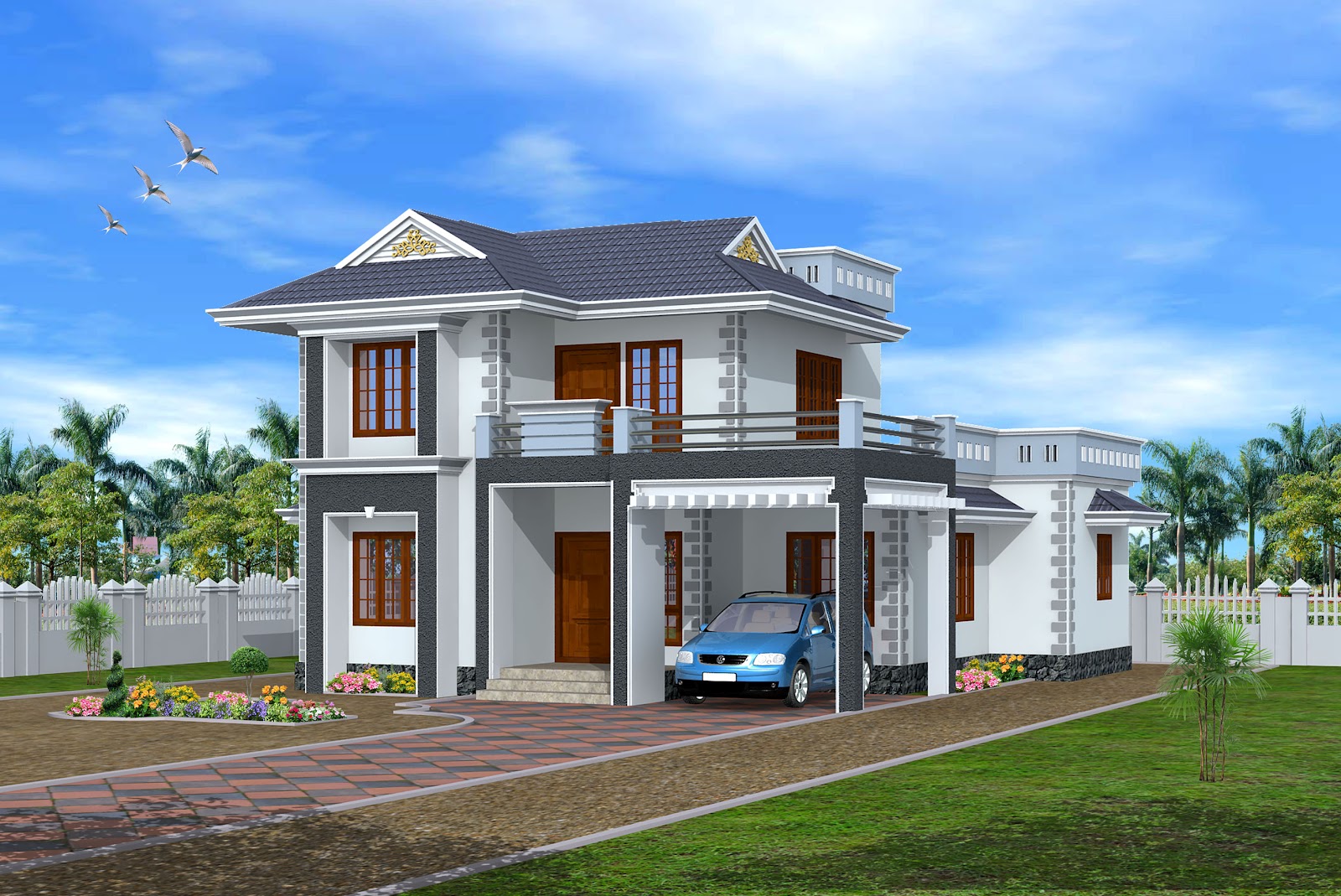 New home  designs  latest Modern homes exterior designs  views 