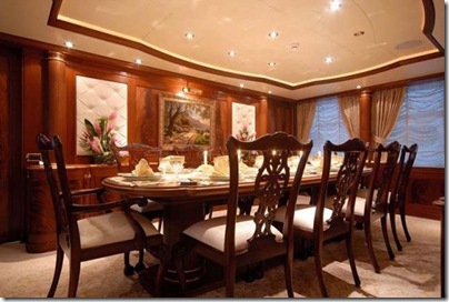 Os  interiores de luxuosos iates 20