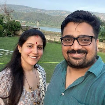 Ankit Awasthi sir with his wife