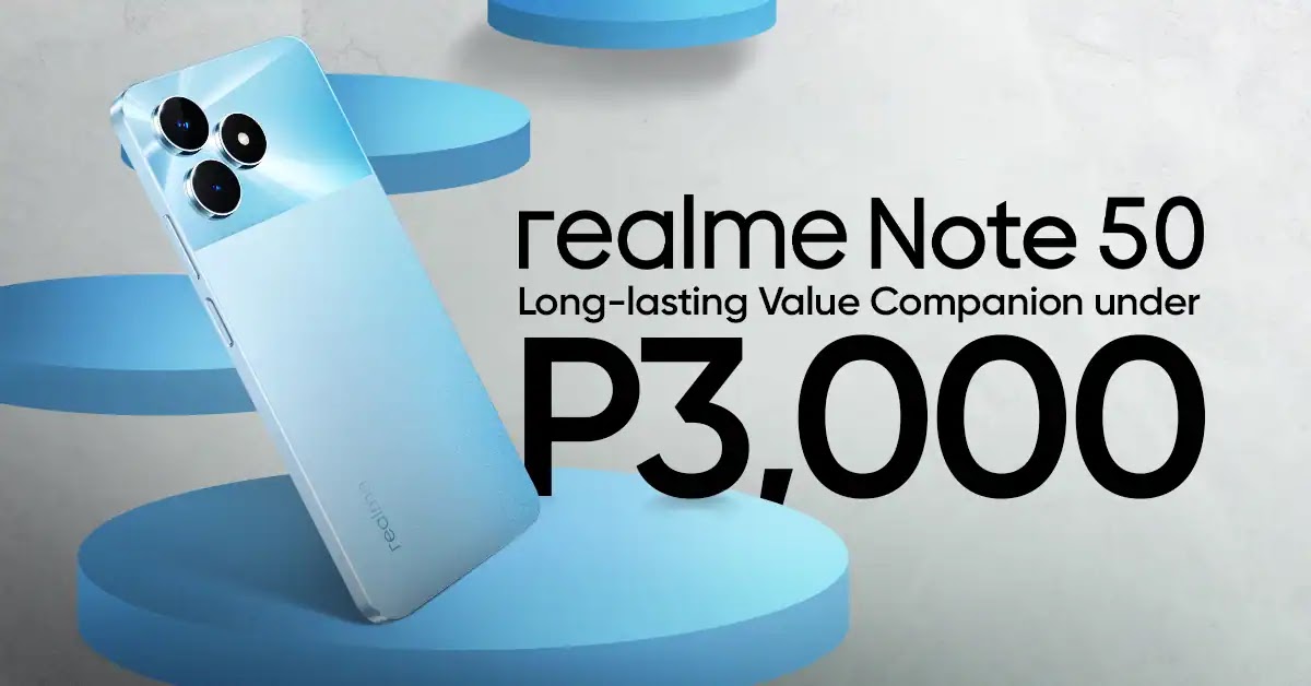 realme Note 50 Under Php3,000