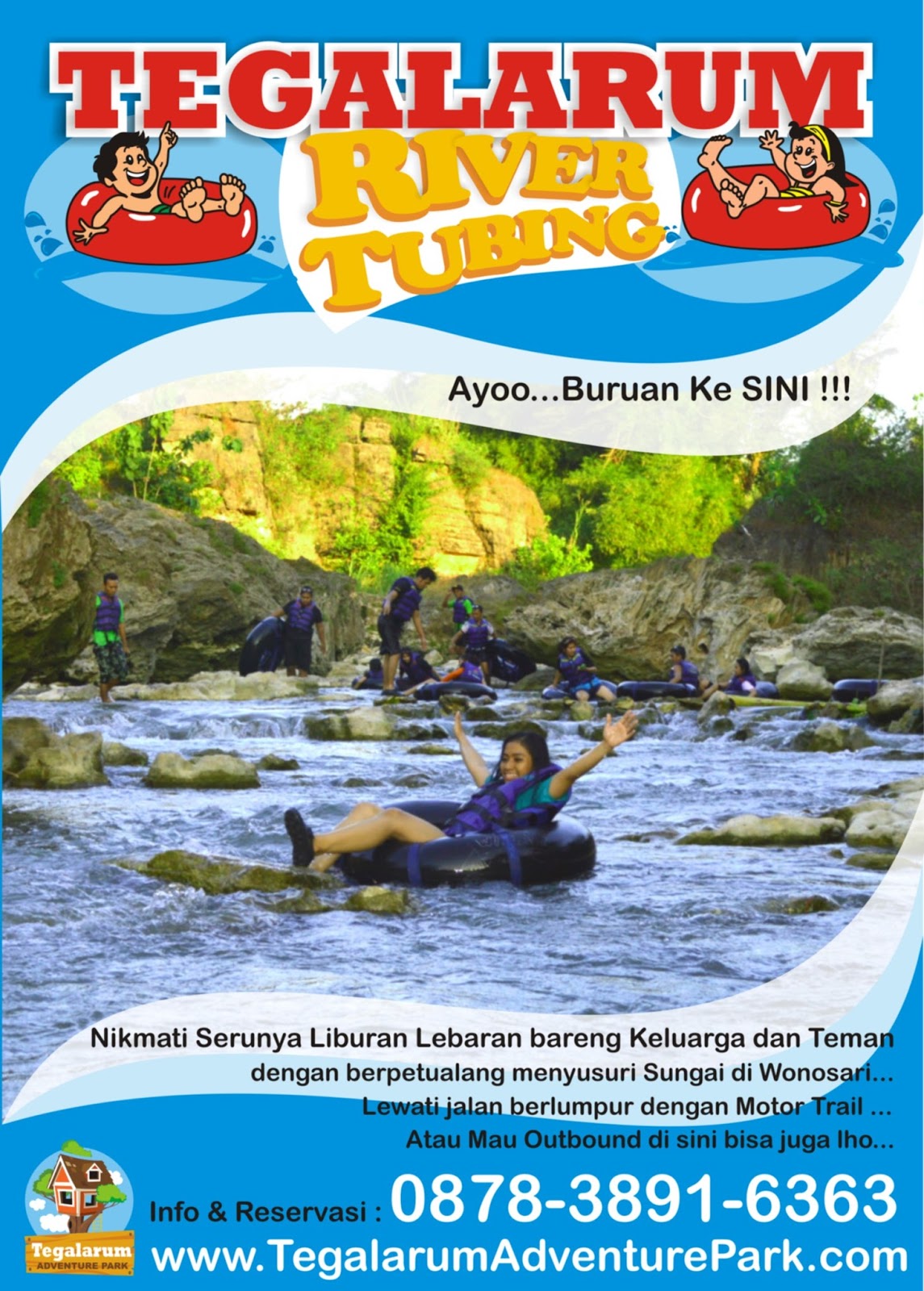 Tempat Wisata Baru di Wonosari Tegalarum Adventure Park 