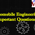 Automobile Engineering Important questions for AU Apr May 2020 Exams
