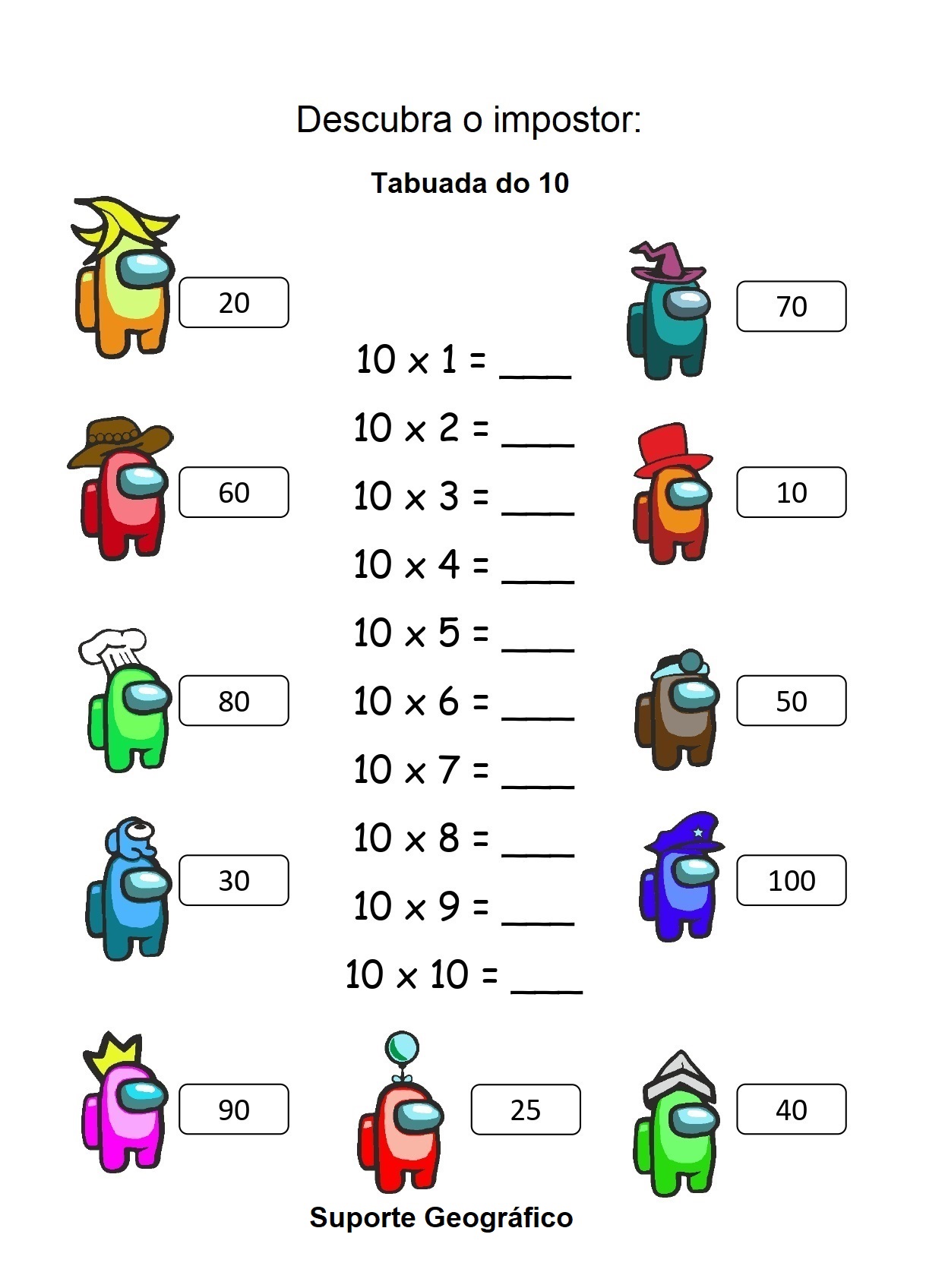 ATIVIDADE DE TABUADA - WORDWALL - TICS&EDU 