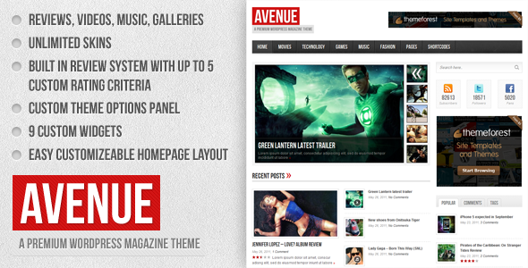 Avenue - Magazine Wordpress Theme Free Download by ThemeForest.