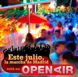 cartel madrid open air