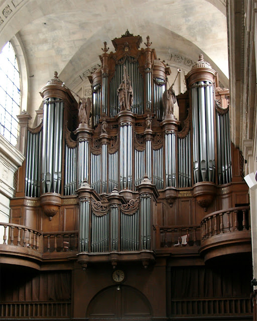 Organ by Antoine Suret, Sainte-Élisabeth-de-Hongrie, Rue du Temple, Paris