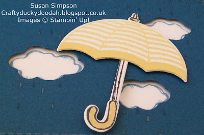 Stampin' Up! UK Independent Demonstrator Susan Simpson, Craftyduckydoodah!, Weather Together, Umbrella Weather Framelits Dies, Supplies available 24/7, 