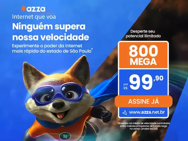 Ultravelocidade é nosso superpoder e também pode ser o seu. Aproveite a oferta!​