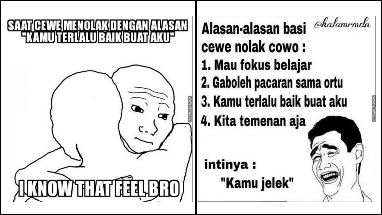 12 Meme Lucu Cara Klasik Cewek Menolak Cowok Kamu Pernah Ngalamin