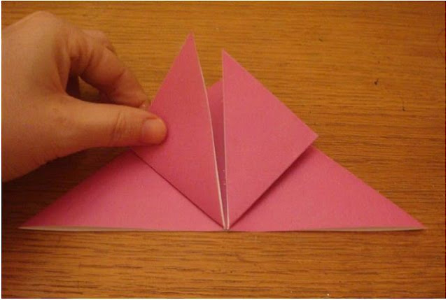 Belajar Cara  Membuat  Origami  Bentuk Kupu Kupu  dari Kertas 