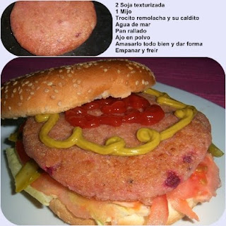 Receta paso a paso de hamburguesa vegana