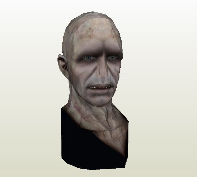 Papercraft Lord Voldemort Busto (Exclusivo)