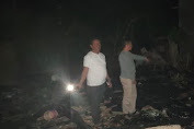 Sejumlah Relawan Respon Cepat Warga yang Terkena Kebakaran di Penengahan Lampung Selatan