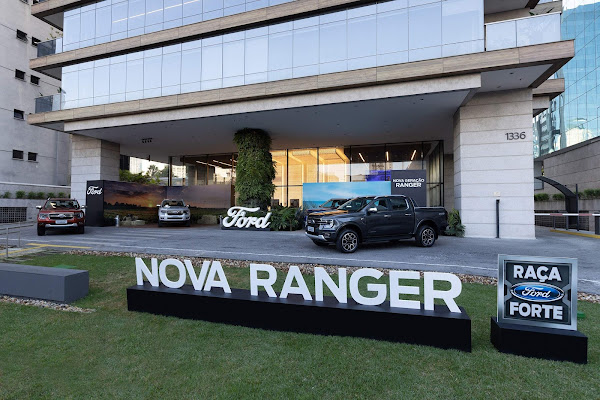 Nova Ford Ranger 2023 para o Brasil tem detalhes interios revelados