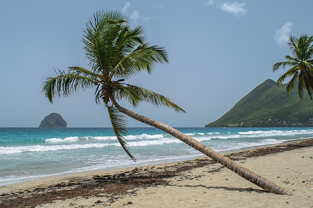 La plage de la Grande Anse du Diamant