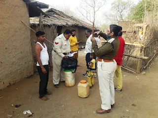 आबकारी विभाग द्वारा निरंतर छापामार कार्यवाही जारी