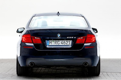 BMW released pictures of the M Sport version of the new 5 Series.