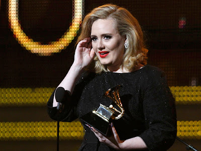 adele di ajang grammy awards ke 54 c.