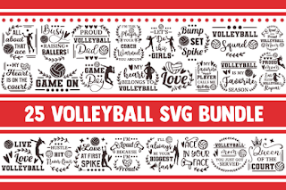 Volleyball SVG Bundle, volleyball mom svg, volleyball player svg, volleyball team svg, game day svg, svg designs, svg quotes, svg sayings