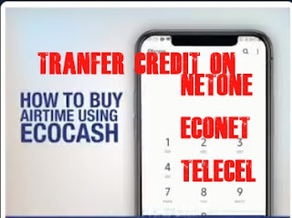 Airtime Tranfer on Netone Econet and Telecel