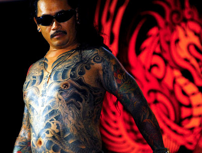 Body Tattoo Men with beautiful body tattoos all over their body