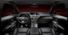 Interior view of 2013 Lexus RX 450h