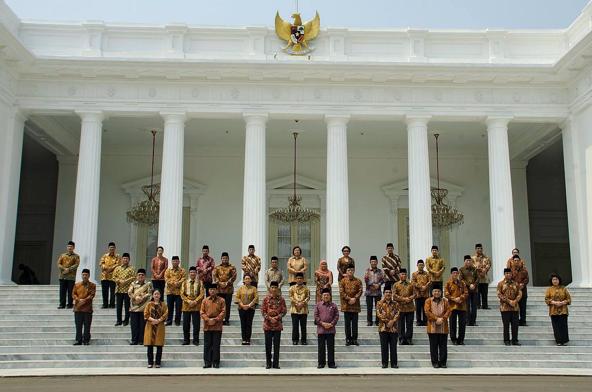 Struktur pemerintahan Indonesia berdasarkan UUD 1945 