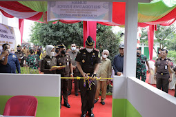 Kajatisu Melaunching Rumah Restorative Justice dan Menyaksikan Penandatanganan MoU Pemkab dengan Kejari Asahan 