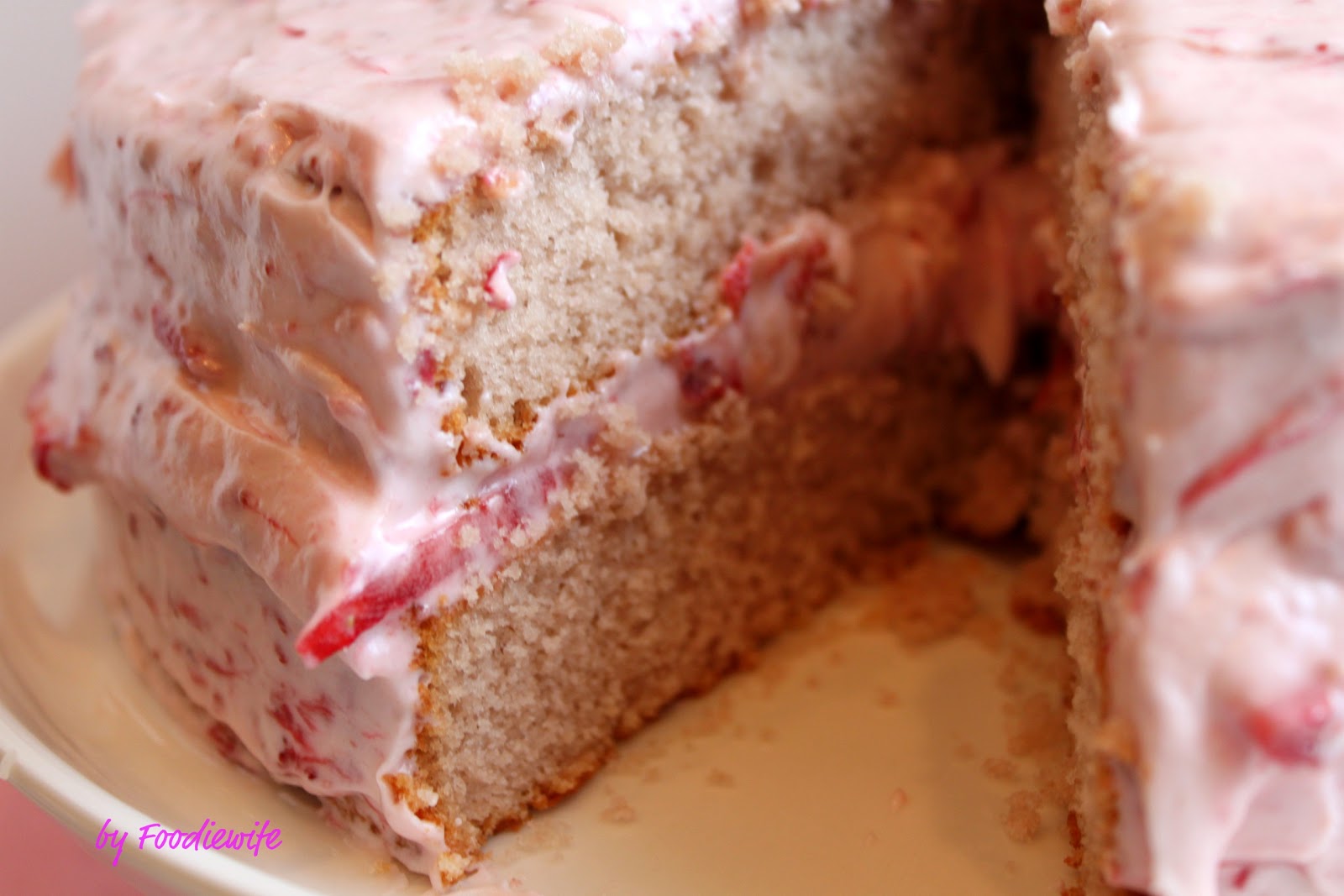 Strawberry Dream Cake, From Scratch!