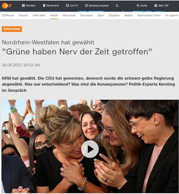 Jubel NRW dritter Sieger Wahl